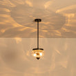 Load image into Gallery viewer, Farmhouze Light - Modern Round Water Glass Ceiling Pendant Light - Pendant - Black - 2 Packs -