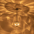 Load image into Gallery viewer, Farmhouze Light - Modern Round Water Glass Ceiling Pendant Light - Pendant - Black - 2 Packs -