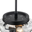 Load image into Gallery viewer, Farmhouze Light - Modern Round Water Glass Ceiling Pendant Light - Pendant - Black - 2 Packs -