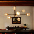 Load image into Gallery viewer, Farmhouze Light - Modern Sputnik Seeded Glass Globe Island Pendant Chandelier - Chandelier - 47 in -