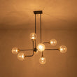 Load image into Gallery viewer, Farmhouze Light - Modern Sputnik Seeded Glass Globe Island Pendant Chandelier - Chandelier - 47 in -