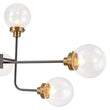 Load image into Gallery viewer, Farmhouze Light - Modern Sputnik Seeded Glass Globe Island Pendant Chandelier - Chandelier - 47 in -