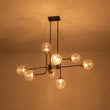 Load image into Gallery viewer, Farmhouze Light - Modern Sputnik Seeded Glass Globe Island Pendant Chandelier - Chandelier - 47 in -