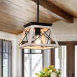 Load image into Gallery viewer, Farmhouze Light-OpenBox-Farmhouse Hanging Lantern Single Pendant Light-Pendant-White-