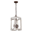 Load image into Gallery viewer, Farmhouze Light - OpenBox - Farmhouse Wood Cylinder Drum Pendant Light - Pendant -