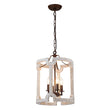 Load image into Gallery viewer, Farmhouze Light - OpenBox - Farmhouse Wood Cylinder Drum Pendant Light - Pendant -