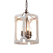 Load image into Gallery viewer, Farmhouze Light - OpenBox - Farmhouse Wood Cylinder Drum Pendant Light - Pendant -