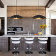 Load image into Gallery viewer, Farmhouze Light - OpenBox - Industrial Saucer Oversized Dome Pendant Light - Chandelier - Black -