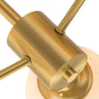 Load image into Gallery viewer, Farmhouze Light-OpenBox-Mid Century 3-Light Opal Glass Globe Ceiling Light--Brass-3-Light
