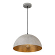Load image into Gallery viewer, Farmhouze Light - OpenBox - Modern Farmhouse Oversized Dome Pendant - Chandelier - White - 15 in. - M