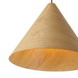 Load image into Gallery viewer, Farmhouze Light - Rustic Single Wood Style Wide Conical Pendant Light - Pendant - Oak -