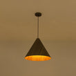 Load image into Gallery viewer, Farmhouze Light - Rustic Single Wood Style Wide Conical Pendant Light - Pendant - Walnut -