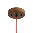 Load image into Gallery viewer, Farmhouze Light - Rustic Single Wood Style Wide Conical Pendant Light - Pendant - Walnut -