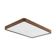 Load image into Gallery viewer, Farmhouze Light - Rustic Walnut Wood Dimmable LED Rectangle Ceiling Light - Ceiling Light - 23.6 In -