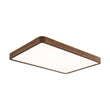 Load image into Gallery viewer, Farmhouze Light - Rustic Walnut Wood Dimmable LED Rectangle Ceiling Light - Ceiling Light - 23.6 In -