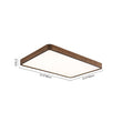 Load image into Gallery viewer, Farmhouze Light - Rustic Walnut Wood Dimmable LED Rectangle Ceiling Light - Ceiling Light - 23.6 In -