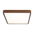 Load image into Gallery viewer, Farmhouze Light - Rustic Walnut Wood Dimmable LED Rectangle Ceiling Light - Ceiling Light - 23.6 In -