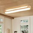 Load image into Gallery viewer, Farmhouze Light - Rustic Wooden Dimmable LED Long Oval Ceiling Light - Ceiling Light - 3000K Warm White -