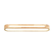 Load image into Gallery viewer, Farmhouze Light - Rustic Wooden Dimmable LED Long Oval Ceiling Light - Ceiling Light - 3000K Warm White -