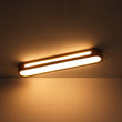Load image into Gallery viewer, Farmhouze Light - Rustic Wooden Dimmable LED Long Oval Ceiling Light - Ceiling Light - 3000K Warm White -