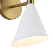 Load image into Gallery viewer, Farmhouze Light - Scandinavian 2 - Light Double Cone Vanity Wall Light - Wall Sconce - Blue + White -