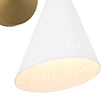 Load image into Gallery viewer, Farmhouze Light - Scandinavian 2 - Light Double Cone Vanity Wall Light - Wall Sconce - Brown Glass + Oil - Rubbed Bronze Finish -