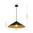 Load image into Gallery viewer, Farmhouze Light - Scandinavian Oversized Iron Shallow Dome Pendant Light - Chandelier - S - 23.6 in -
