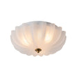 Load image into Gallery viewer, Farmhouze Light - Shabby Chic Flower Crackle Frosted Glass Ceiling Light - Ceiling Light - White -