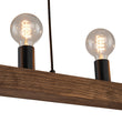 Load image into Gallery viewer, Farmhouze Light-Simple Wide Linear Wood Kitchen Island Pendant-Chandelier-5 Bulbs-