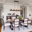 Load image into Gallery viewer, Farmhouze Light-Simple Wide Linear Wood Kitchen Island Pendant-Chandelier-5 Bulbs-