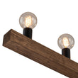 Load image into Gallery viewer, Farmhouze Light-Simple Wide Linear Wood Kitchen Island Pendant-Chandelier-5 Bulbs-