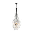 Load image into Gallery viewer, Farmhouze Light - Statement Cluster Bubble Hammered Glass Globe Chandelier - Chandelier - 5 Bulbs -