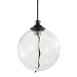 Load image into Gallery viewer, Farmhouze Light - Statement Cluster Bubble Hammered Glass Globe Chandelier - Chandelier - 5 Bulbs -