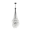 Load image into Gallery viewer, Farmhouze Light - Statement Cluster Bubble Hammered Glass Globe Chandelier - Chandelier - 5 Bulbs -
