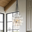 Load image into Gallery viewer, Farmhouze Light - Statement Cluster Bubble Hammered Glass Globe Chandelier - Chandelier - 5 Bulbs -