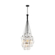 Load image into Gallery viewer, Farmhouze Light - Statement Cluster Bubble Hammered Glass Globe Chandelier - Chandelier - 5 Bulbs -