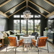 Load image into Gallery viewer, Farmhouze Light - Statement Cluster Bubble Hammered Glass Globe Chandelier - Chandelier - 5 Bulbs -