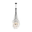Load image into Gallery viewer, Farmhouze Light - Statement Cluster Bubble Hammered Glass Globe Chandelier - Chandelier - 5 Bulbs -