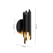 Load image into Gallery viewer, Farmhouze Light - Statement Cylindrical Pipe Bathroom Single Wall Light - Wall Sconce - Chrome -