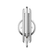 Load image into Gallery viewer, Farmhouze Light - Statement Cylindrical Pipe Bathroom Single Wall Light - Wall Sconce - Chrome -