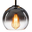 Load image into Gallery viewer, Farmhouze Light - Stylish 3 - Light Gradient Glass Globe Pendant Light - Chandelier - Chrome Tone -