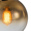 Load image into Gallery viewer, Farmhouze Light - Stylish 3 - Light Gradient Glass Globe Pendant Light - Chandelier - Gold Tone -