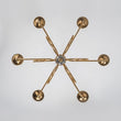Load image into Gallery viewer, Farmhouze Light - Traditional Luxury Brass 6 - Light Candle Chandelier - Chandelier - Brass -