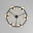 Load image into Gallery viewer, Farmhouze Light - Vintage 6 - Light White Fabric Shade Round Ring Chandelier - Chandelier - 25.6 in -