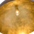 Load image into Gallery viewer, Farmhouze Light - Vintage Distressed Brown Oversized Metal Dome Pendant - Chandelier - 23in/Aged Gold -