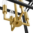 Load image into Gallery viewer, Farmhouze Light - Vintage Farmhouse 2 - Layer Metal Square Cage Chandelier - Chandelier - 4 Bulbs -
