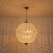 Load image into Gallery viewer, Farmhouze Light - Vintage Luxe Brass Crystal Orb Chandelier - Chandelier - 1 - Light -