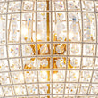 Load image into Gallery viewer, Farmhouze Light - Vintage Luxe Brass Crystal Orb Chandelier - Chandelier - 1 - Light -