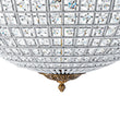 Load image into Gallery viewer, Farmhouze Light - Vintage Luxe Brass Crystal Orb Chandelier - Chandelier - 1 - Light -