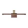 Load image into Gallery viewer, Farmhouze Light - Walnut Grain Dimmable LED Linear Adjustable Vanity Wall Sconce - Wall Sconce - Walnut - 2 Pack -